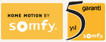 Somfy Home By Motion 
5 y�l garanti